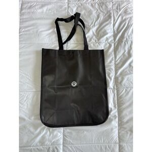 Lululemon Reusable Shopping Tote Bag Large Black & White Tote New